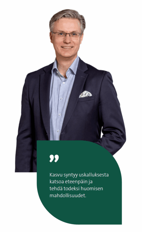 Raision toimitusjohtaja Pasi Flinkman