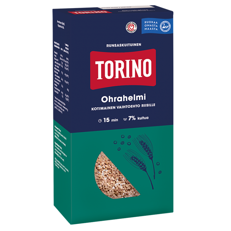 Torino Ohrahelmi - kotimainen vaihtoehto riisille